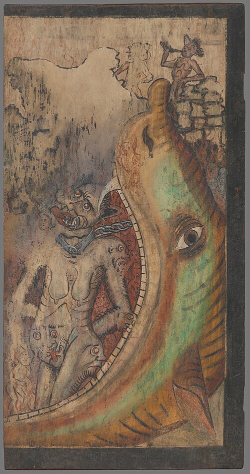 Posledný súd / Narodenie, Klaňanie troch kráľov, Navštívenie a Sv. Krištof s Ježiškom, 1470, 