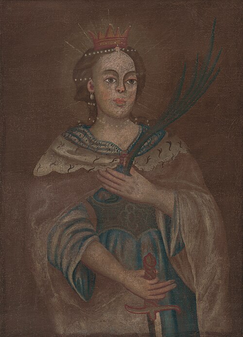 Sv.Katarína Alexandrijská, 1785, 