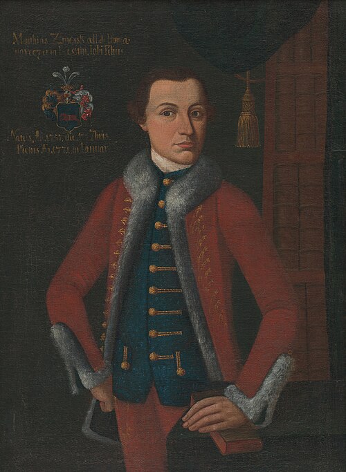 Portrét Mateja Zmeškala, 1771, 