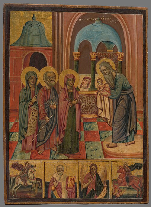 Obetovanie Krista v chráme, 1701, 