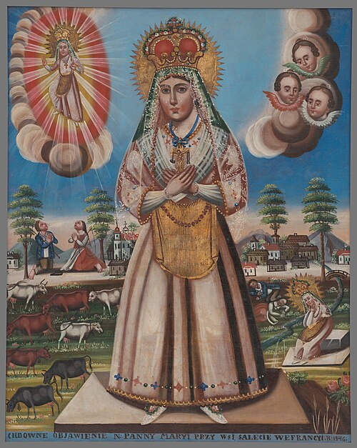 Panna Mária Saletinská, 1850, 