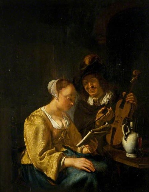 The Music Lesson, 1660, 