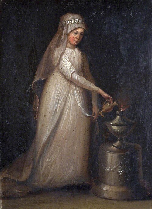 A Vestal Virgin, 1849, 