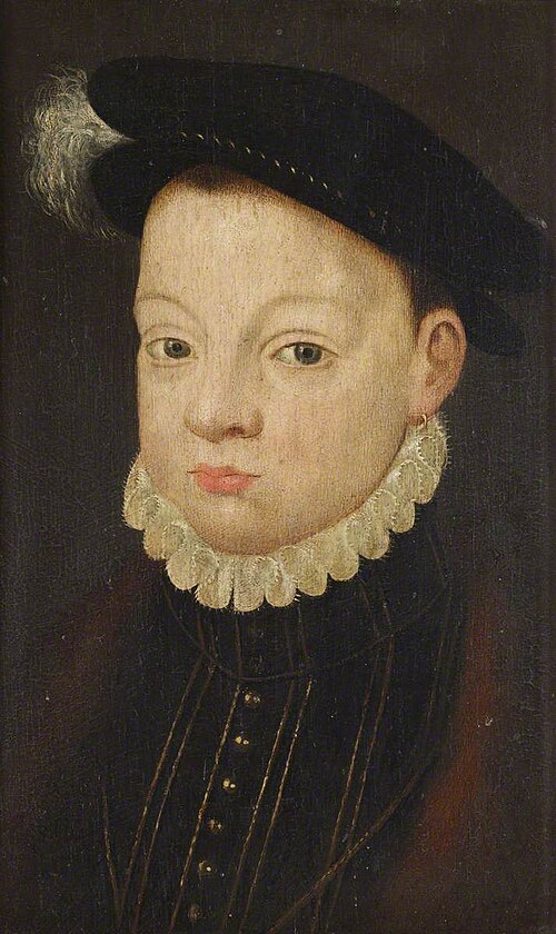Called King François II, King of France (1544–1560), or possibly King Charles IX (1550 - 1574) as a , 1584, 