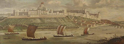 View of Windsor from the River Thames, 1649, 