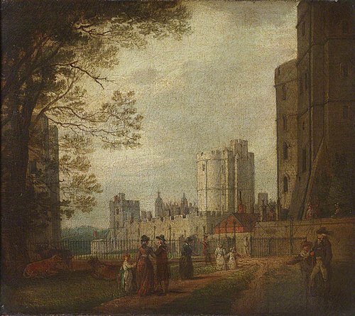 The Winchester Tower, Windsor Castle, 1836, 