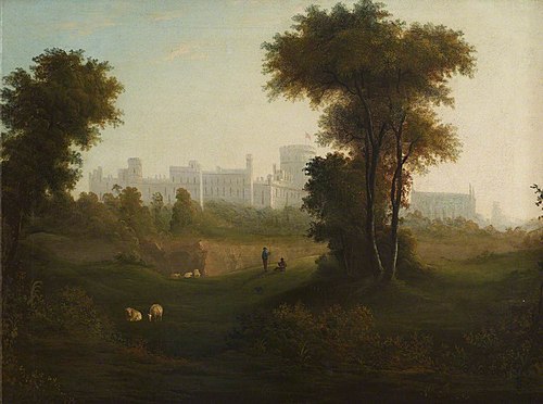 A View of Windsor Castle, 1805, 