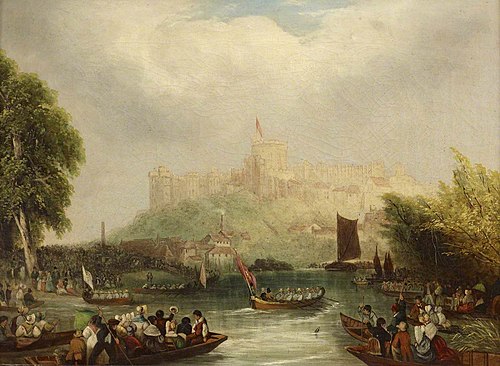 The Celebration of the 4th June at Eton, 1837, 
