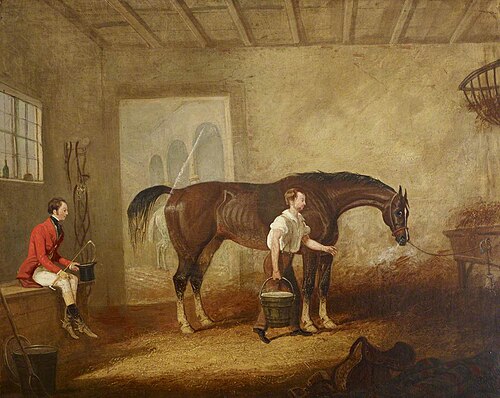 'After a Hard Ride', 1849, 