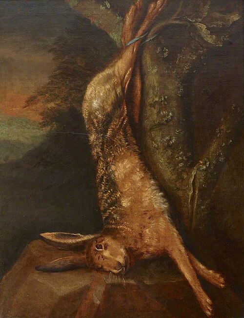 Still Life of a Dead Hare Strung up, 1799, 