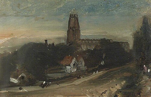 Summer Evening, Stoke-by-Nayland, Suffolk, 1849, 