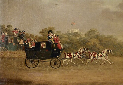 The London to Windsor Stage-Coach, 1849, 