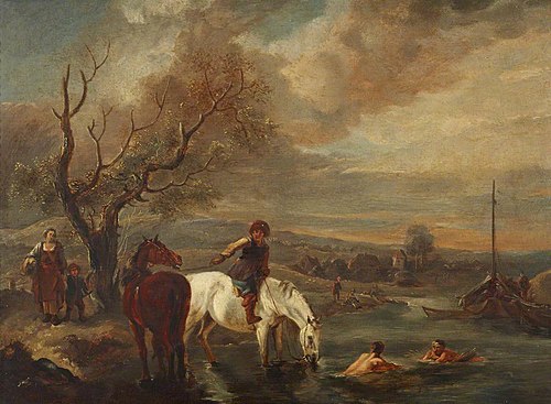 Horses Watering, 1849, 
