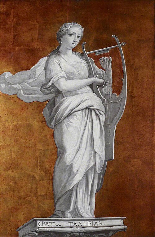 Erato, the Muse of Lyric and Love Poetry, 1800, 