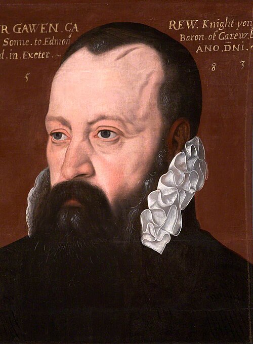 Sir Gawen Carew (d.1583), 1565, 