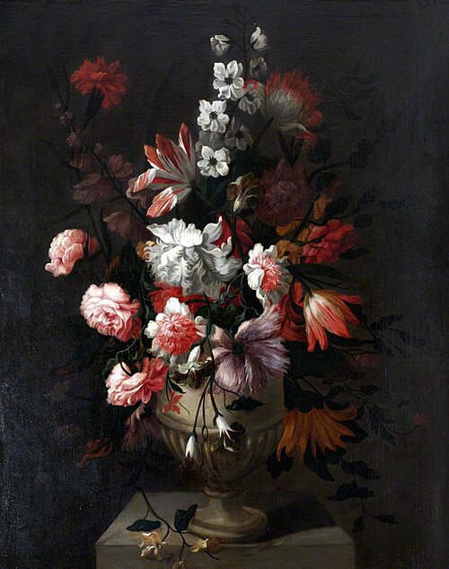 A Metal Vase of Flowers, 1649, 