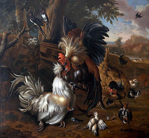Cock Fight, 1649, 