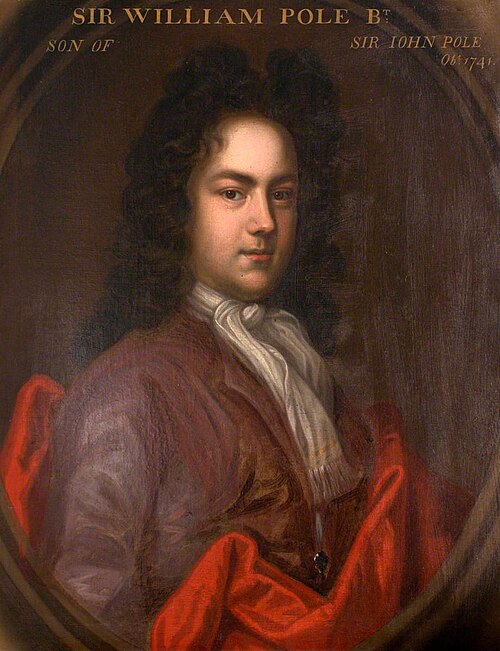 Sir William Pole, 4th Bt (1678–1741), 1707, 