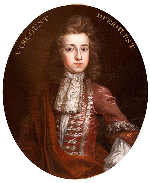 Thomas Coventry, Viscount Deerhurst, later 2nd Earl of Coventry (c. 1672 - 1710), 1691, 