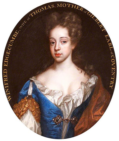Inscribed Winifred Edgcumbe, Lady Coventry (d. 1694), but more probably Lady Anne Somerset, Viscount, 1691, 