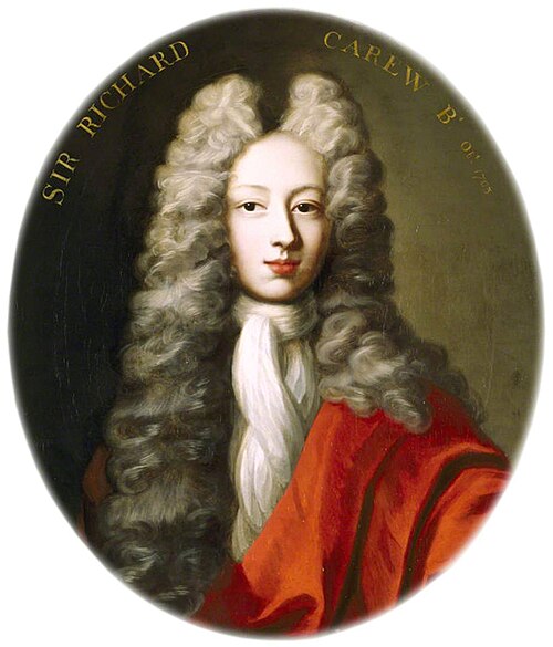 Sir Richard Carew, 4th Bt (1683 - 1703), 1700, 
