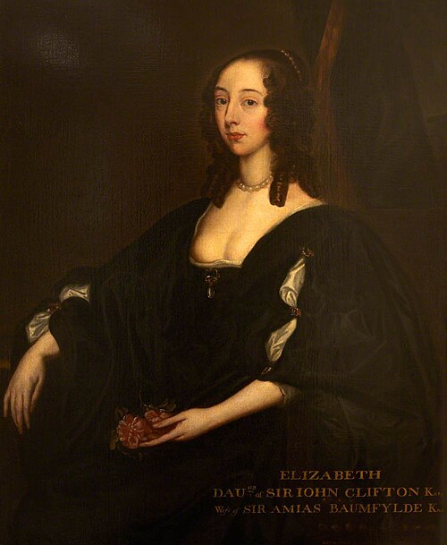 Said to be Elizabeth Drake, Lady Bampfylde, 1645, 