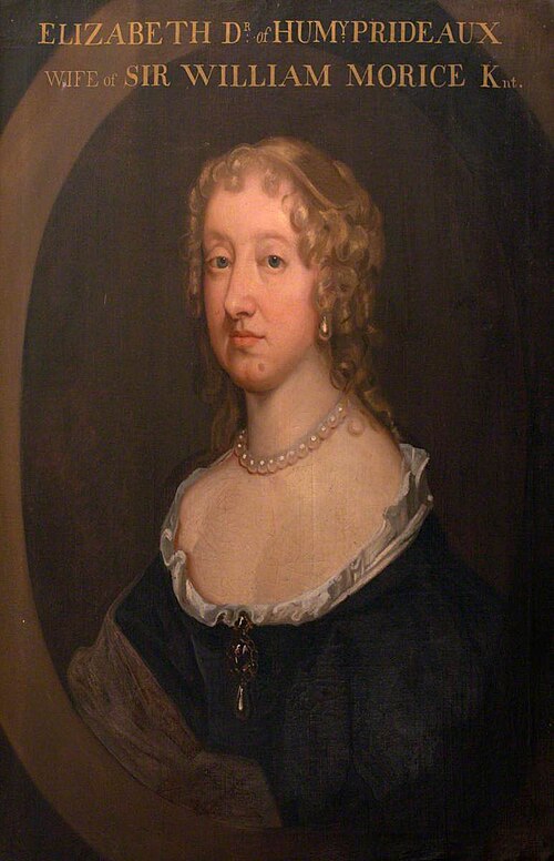 Elizabeth Prideaux, Lady Morice (b. 1604), 1660, 