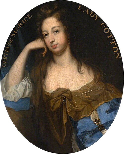Gertrude Morice, Lady Cotton (d. 1701), 1695, 