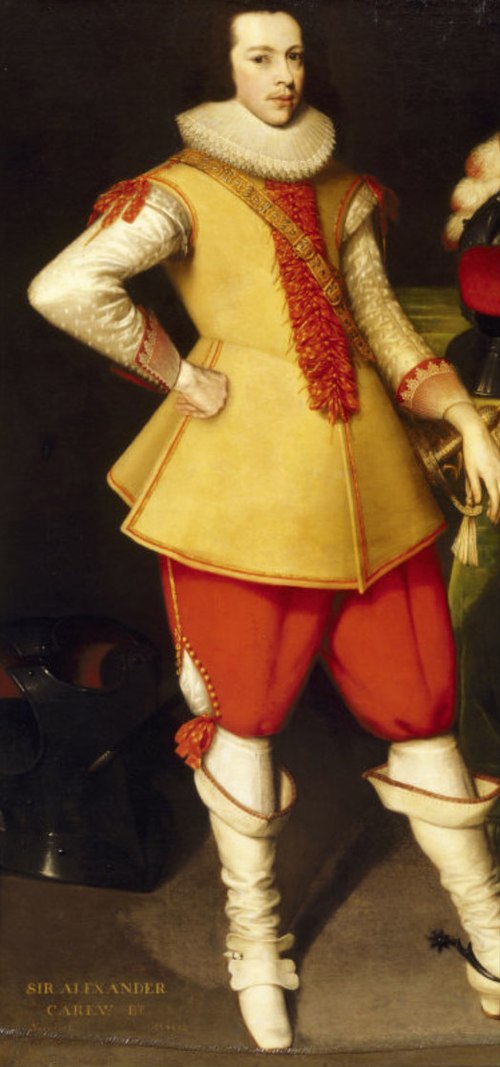 Sir Alexander Carew, 2nd Bt (1608–1644), 1630, 