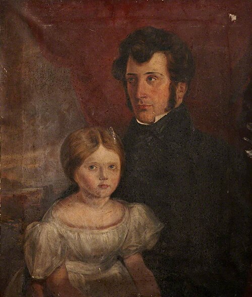 A Father and his Daughter, 1835, 