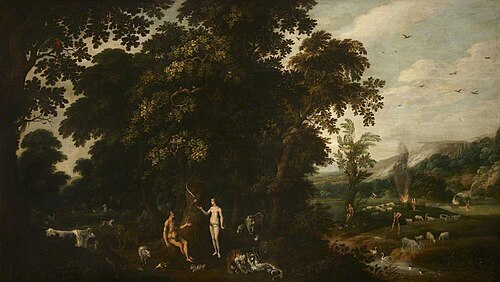 Landscape with Adam and Eve, 1609, 