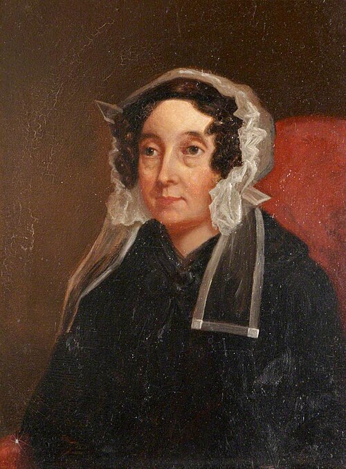 A Woman in a Bonnet with Black Dress, 1830, 