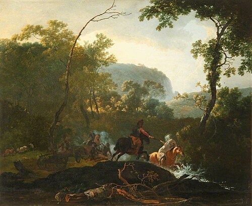 Soldiers attacking a Convoy, 1649, 