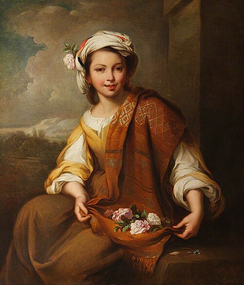 The Flower Girl (after Murillo), 1849, 