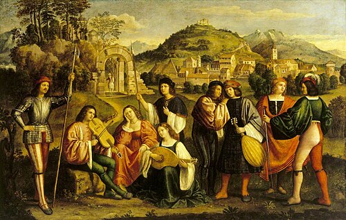 An Alfresco Concert at Asolo, 1655, 
