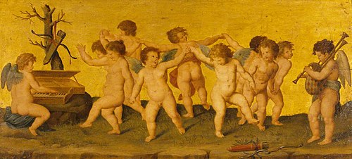 Amorini Dancing (after a Marcantonio Engraving supposedly after Raphael), 1749, 