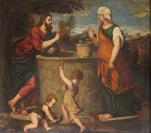 Christ and the Woman of Samaria, 1549, 