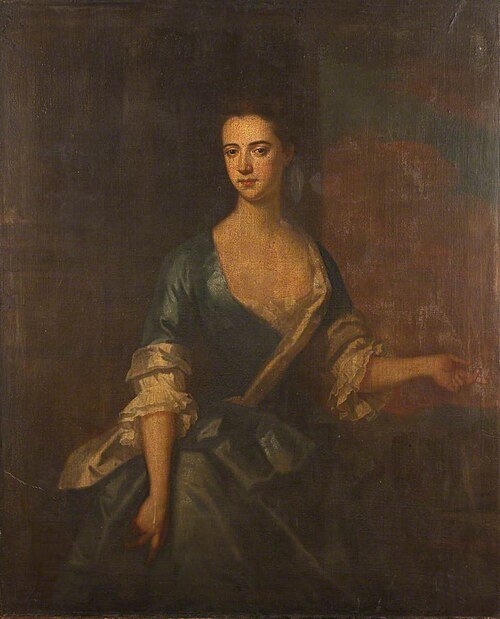 An Unknown Lady in Blue, 1700, 