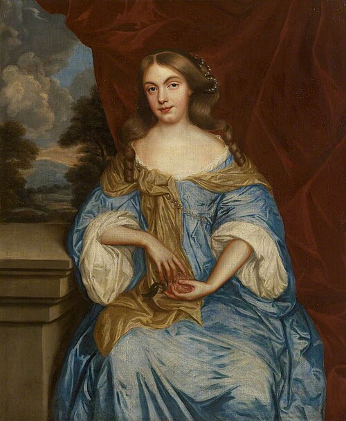 An Unknown Lady in Blue, 1676, 