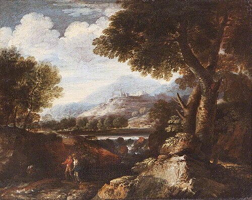 An Italianate Landscape, 1664, 