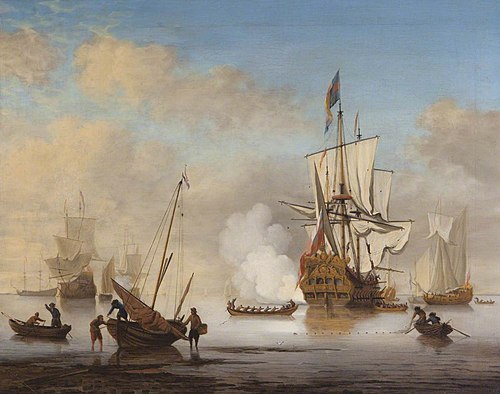 Shipping Scene, 1696, 