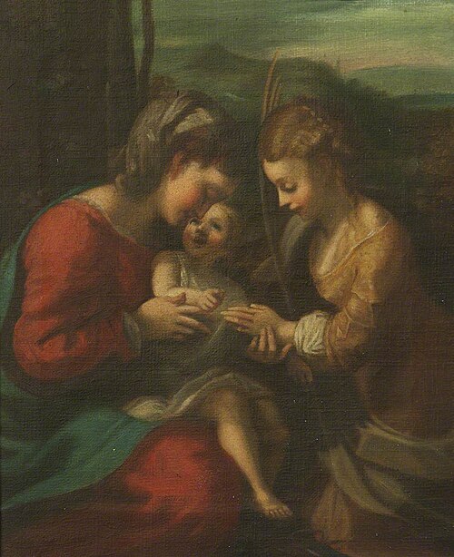 The Mystic Marriage of Saint Catherine, 1799, 