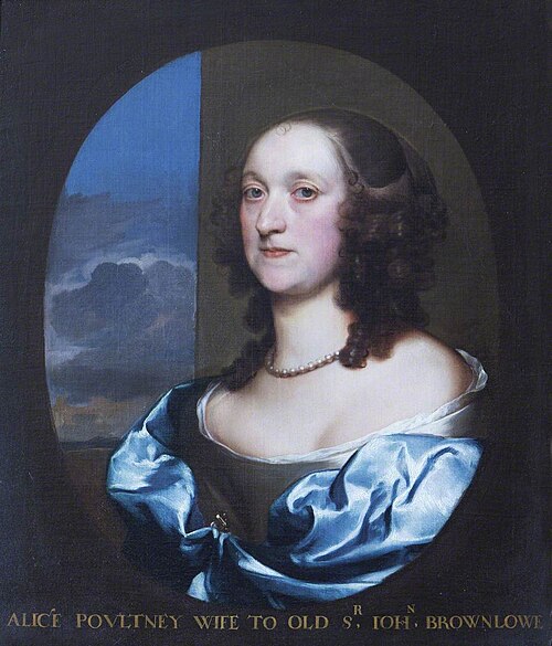 Alice Pulteney, Lady Brownlow (1604-1676), 1650, 