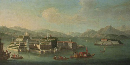 Isola Bella, Lago Maggiore, Italy (after Antonio Joli), 1764, 