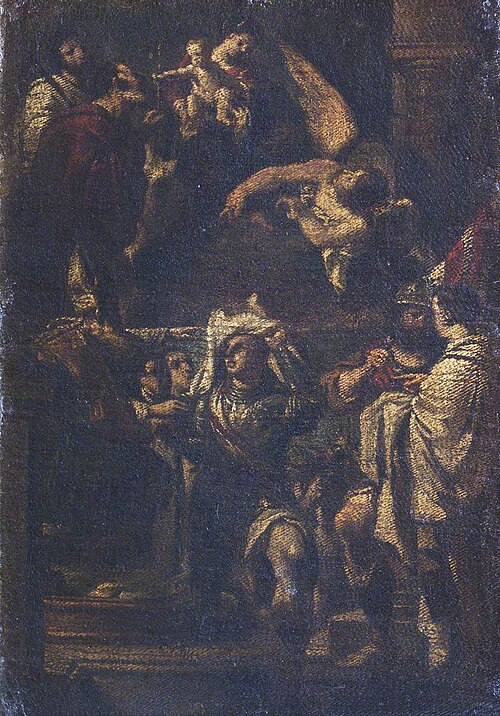 Saint William of Aquitane taking the Habit, 1693, 