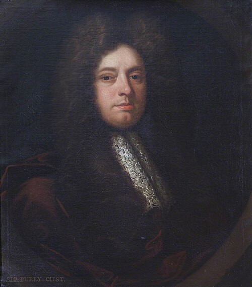Sir Pury Cust (1655-1698/9), 1684, 