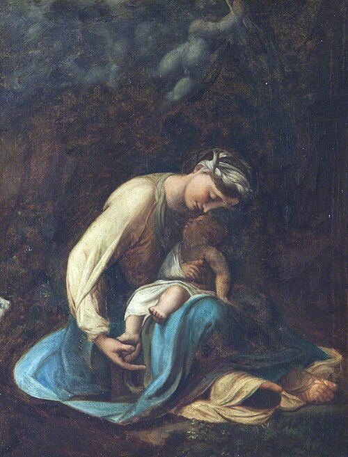 The Madonna and Child with White Rabbit (La zingarella), 1817, 