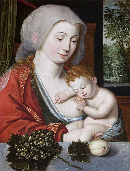 The Madonna and Child with Grapes, 1549, 