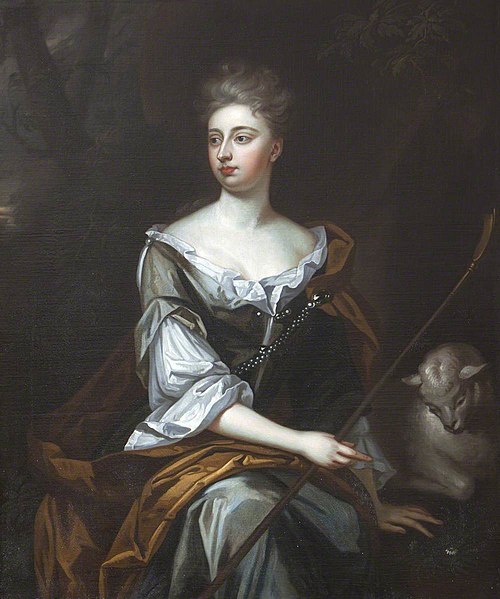 An Unknown Lady as Saint Agnes, 1684, 