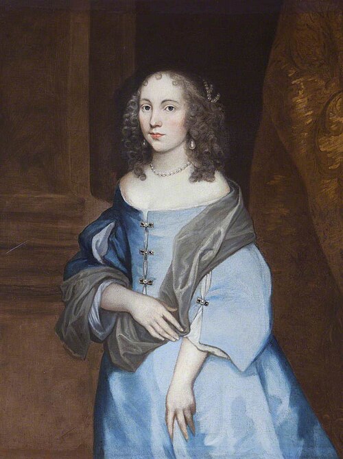 An Unknown Young Lady in a Blue Dress, 1649, 
